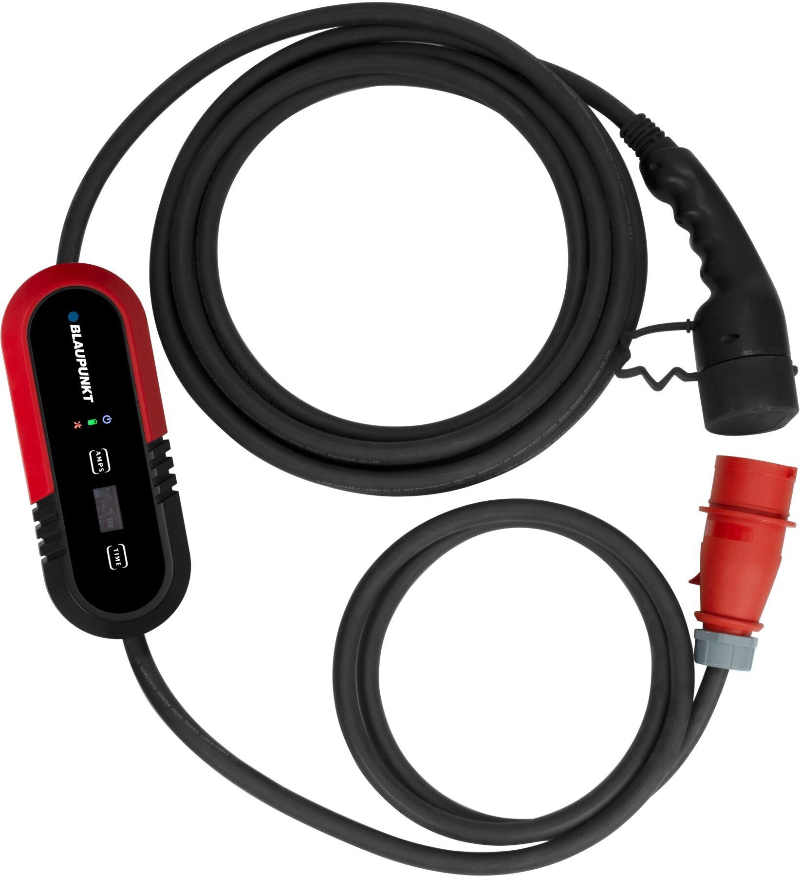 Blaupunkt P3PM2T2 EV laadija regulaatoriga, 11 kW, 16 A, 3-faasiline, CEE-Type2, 8 m