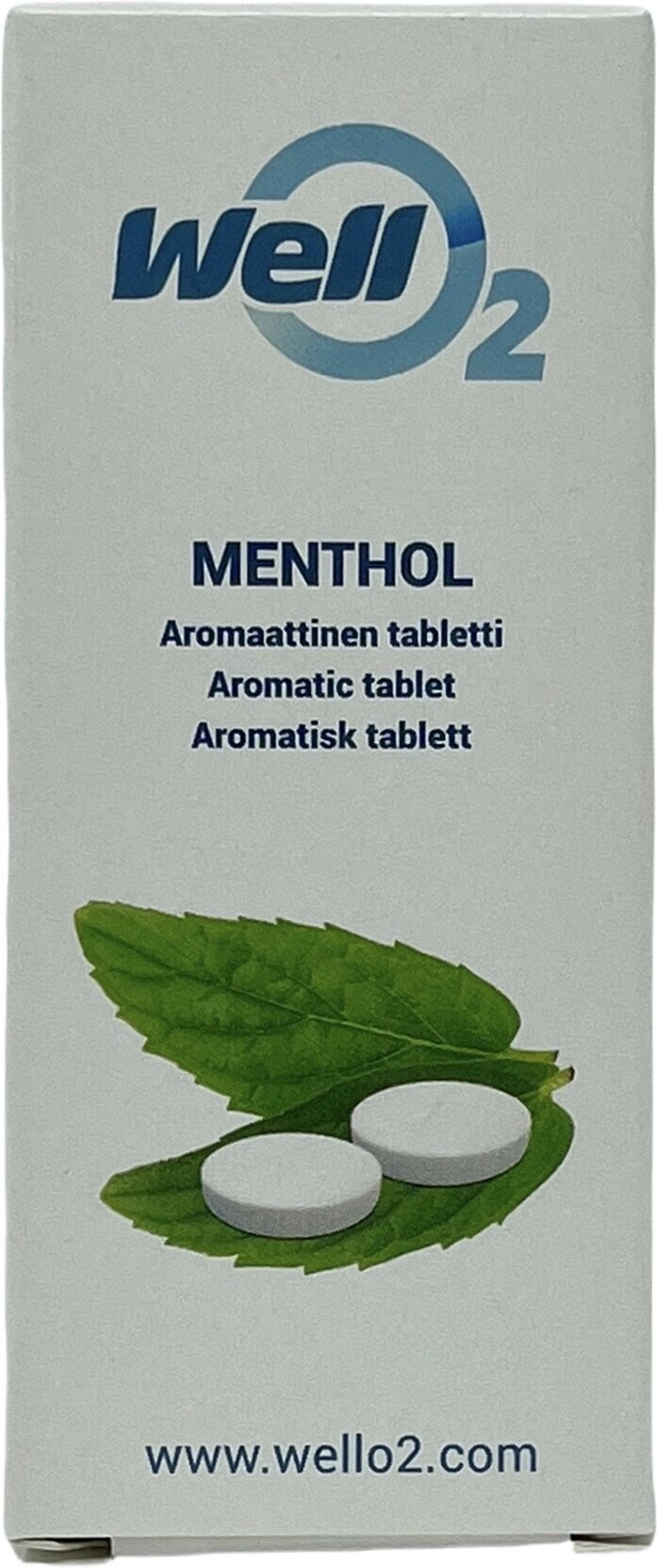 WellO2 mentoolitabletid, 20 tk