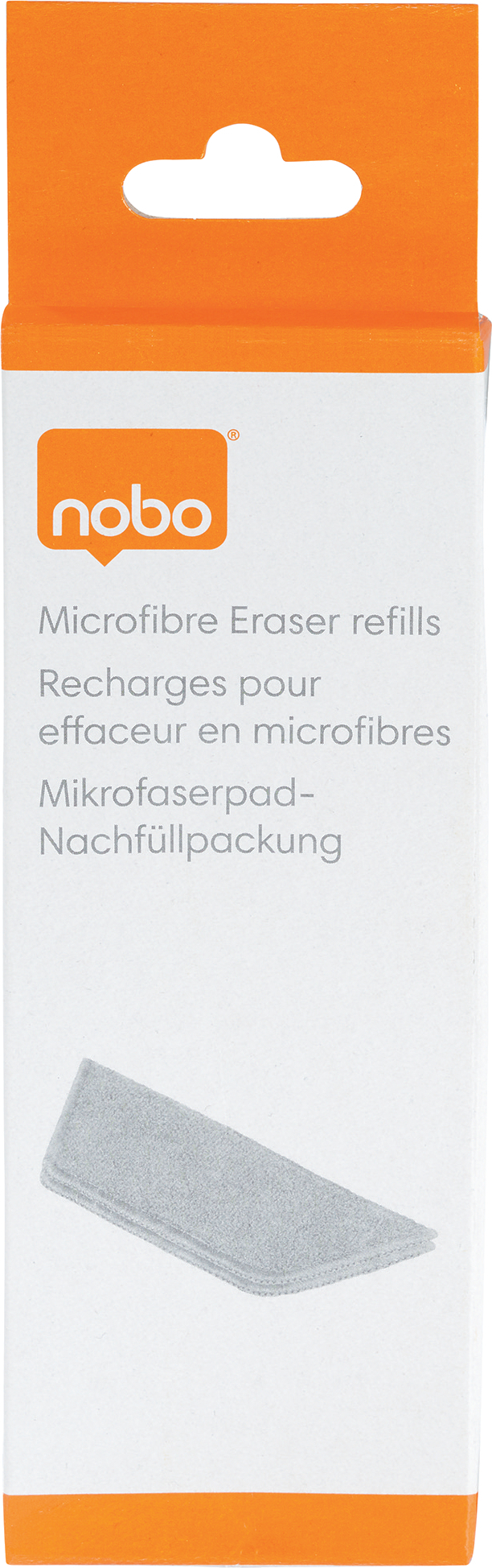 Nobo - mikrokiust kustutuskumm pestavate asenduspindadega, 2 tk