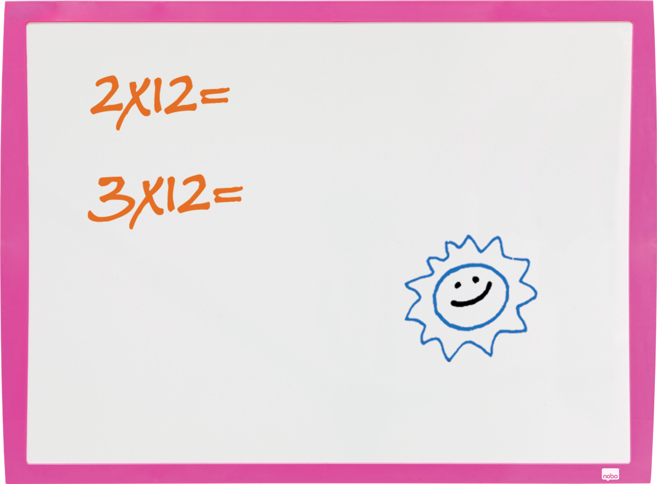 Nobo magnettahvel, 58,5 x 43 cm, roosa raam - Image 3