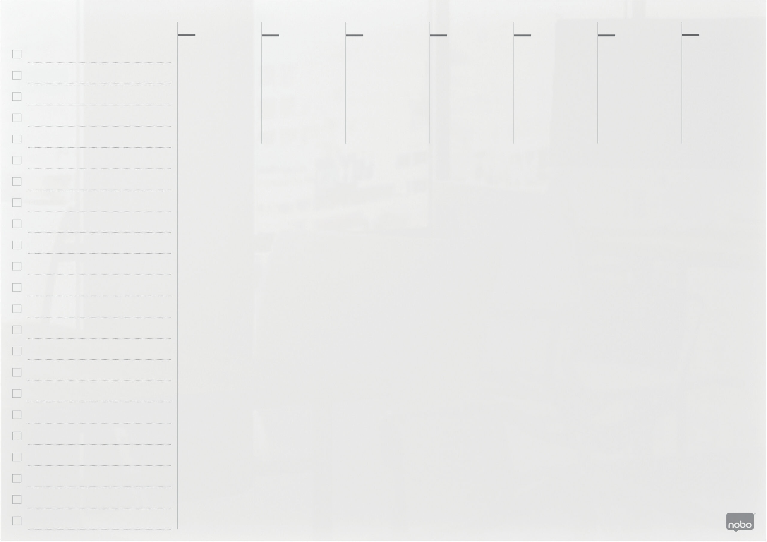 Nobo akrüülist planeerimislaud, A4