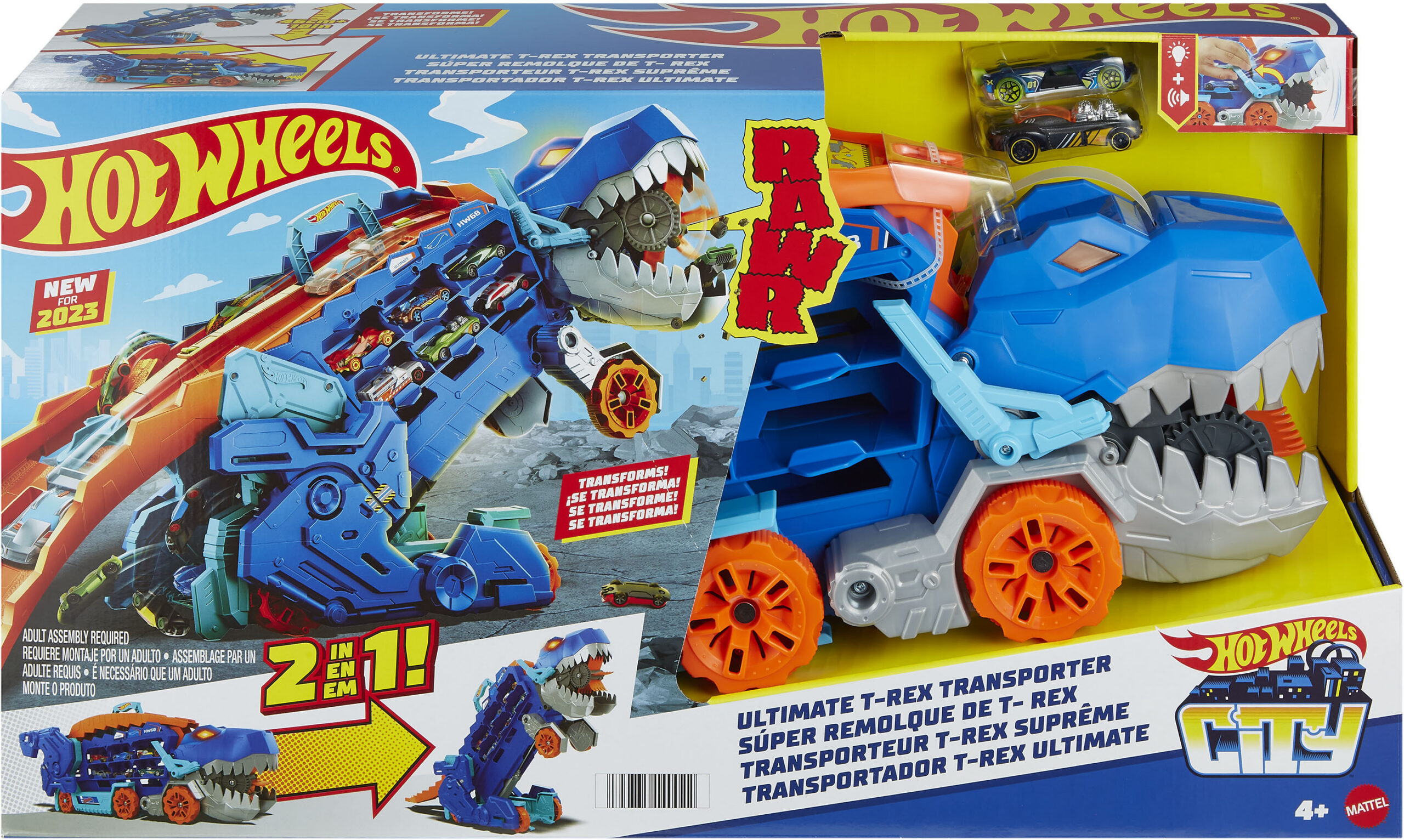 Hot Wheels City Ultimate Hauler - T-Rex autoveok - Image 3