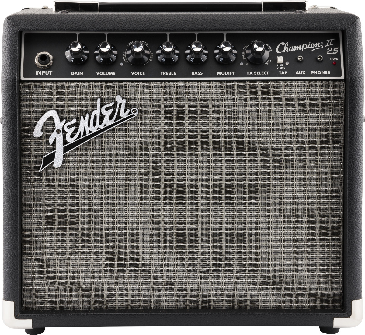 Fender Champion II 25 kombo elektrikitarrile, 25 Watts
