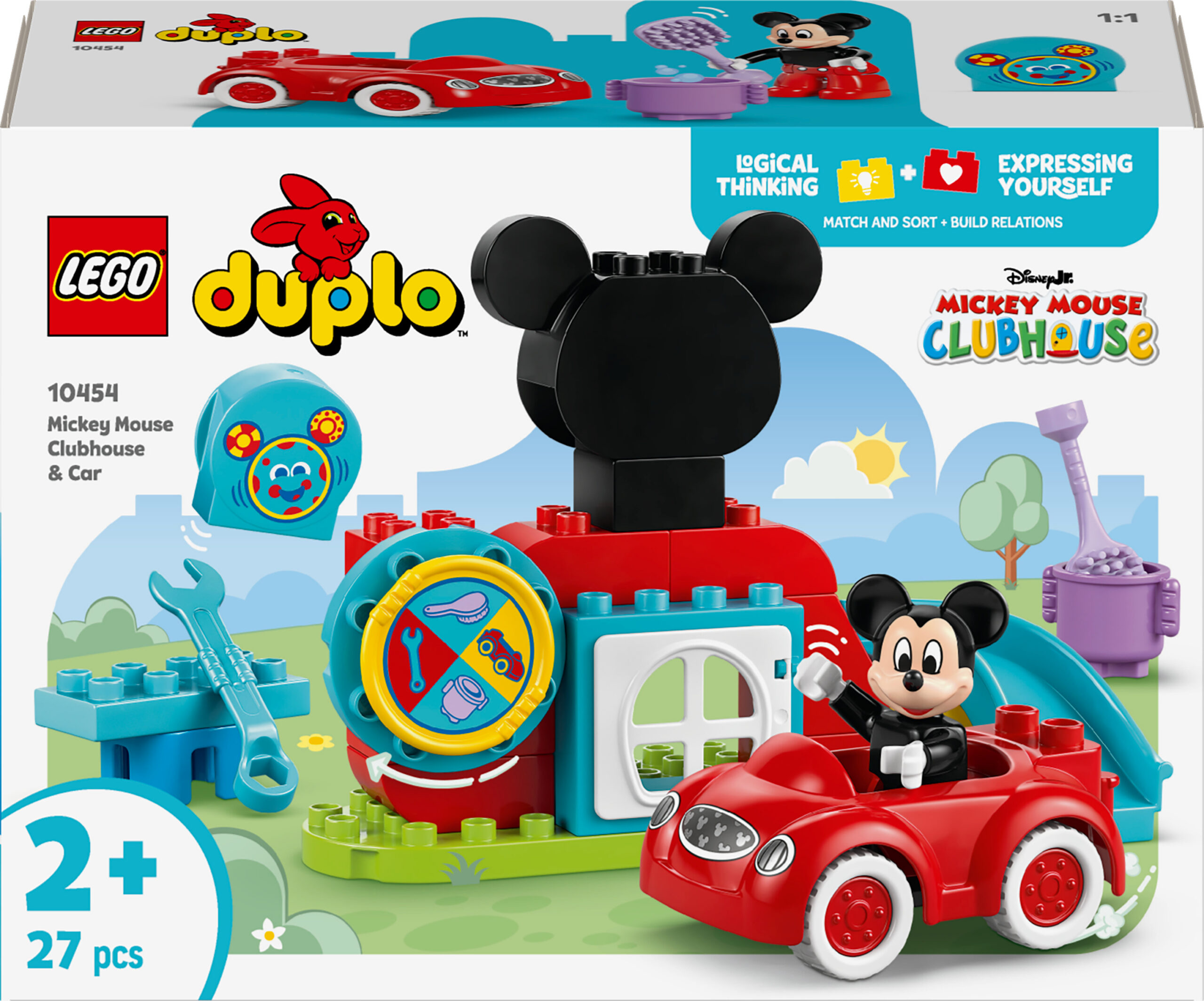 LEGO DUPLO Disney 10454 – Miki Hiire klubimaja ja auto