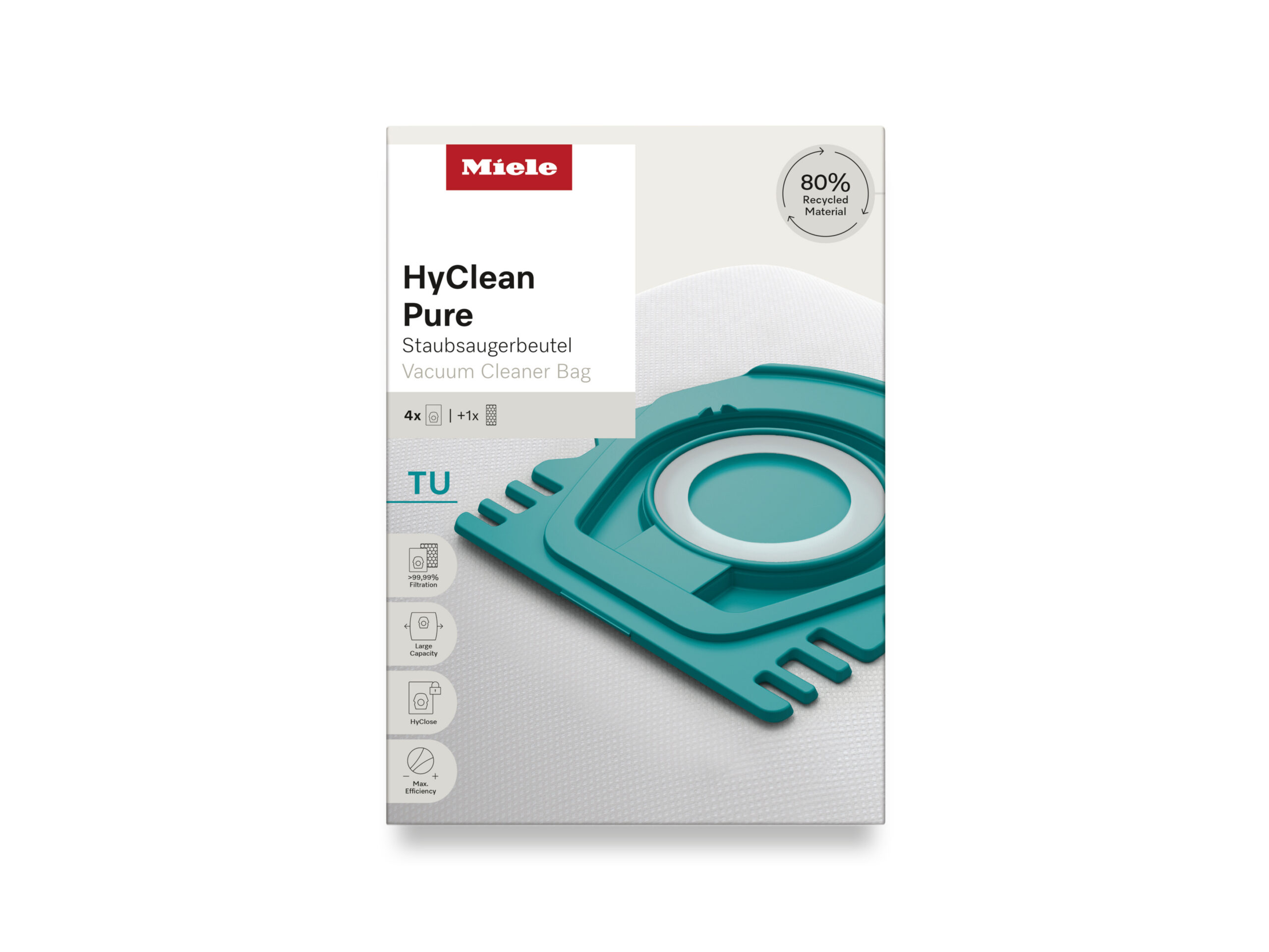 Miele HyClean Pure TU tolmukotid, 4 tk