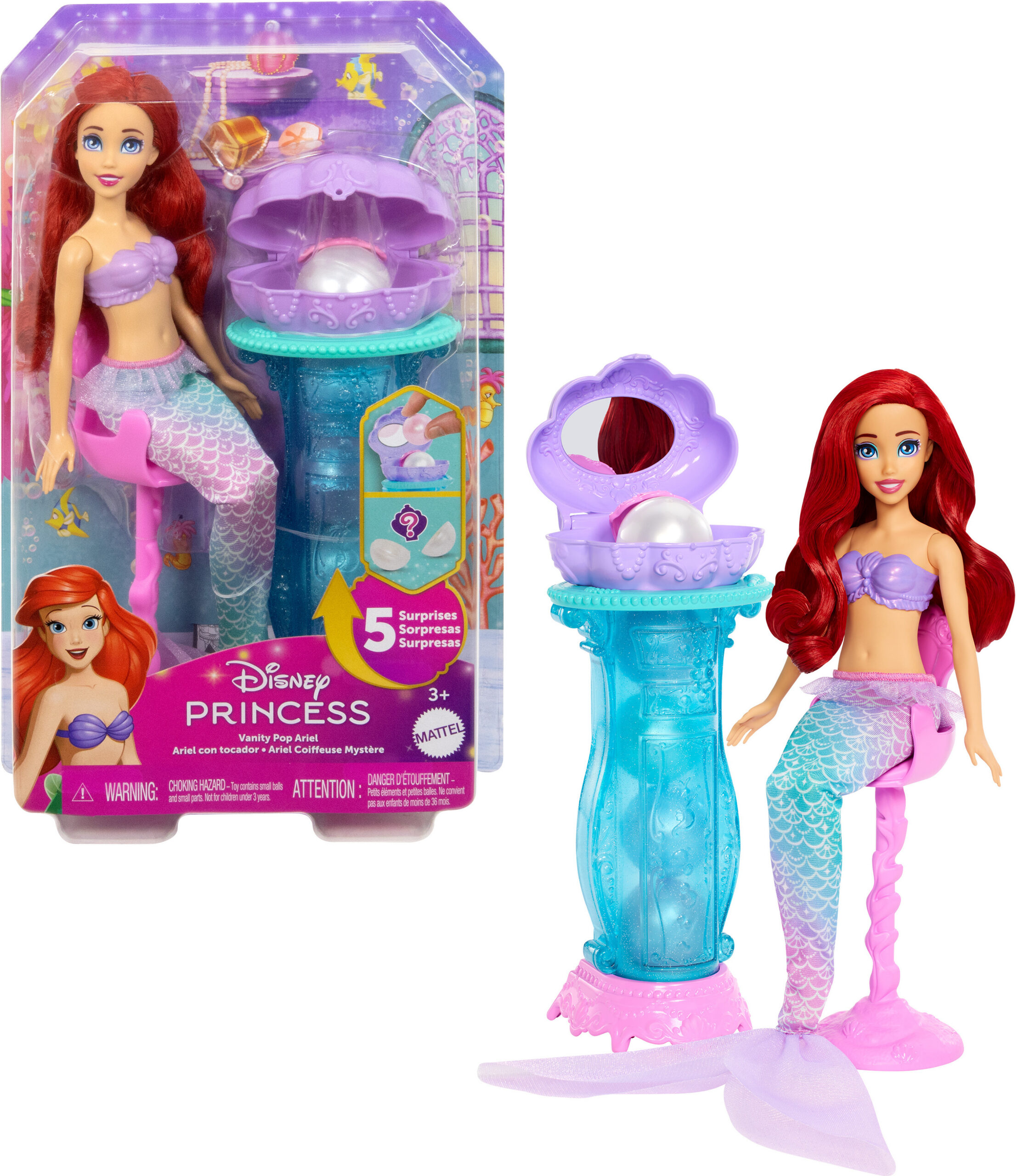 Disney printsess Ariel merineitsi üllatusmoenukk