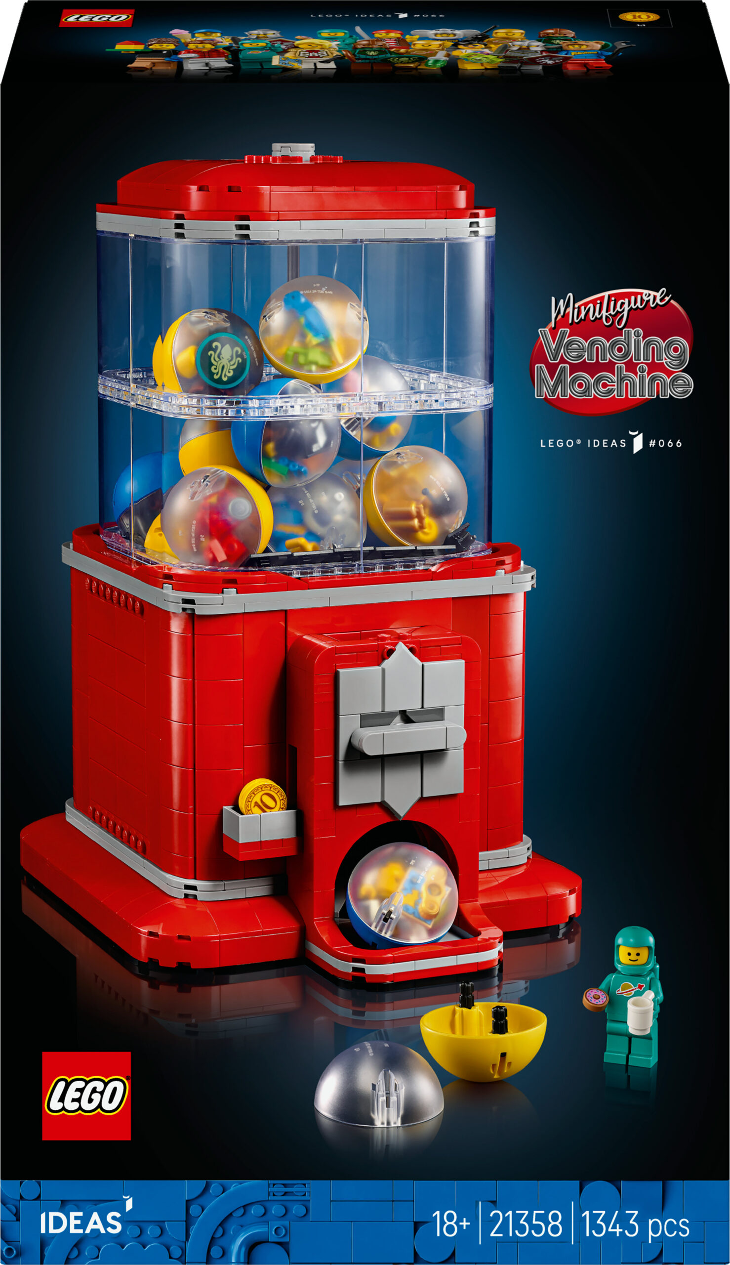 LEGO Ideas 21358 Minifiguuride müügiautomaat