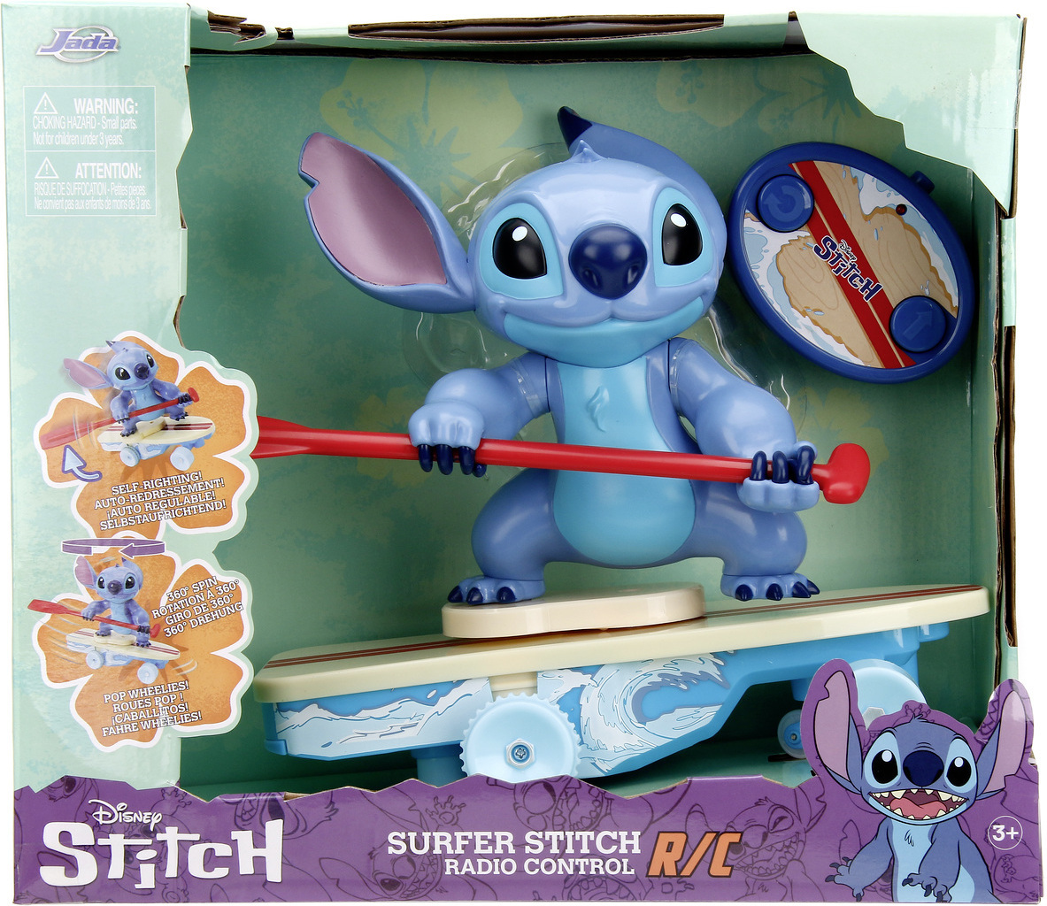 Jada kaugjuhtimisega surfar Stitch, puldiga juhitav