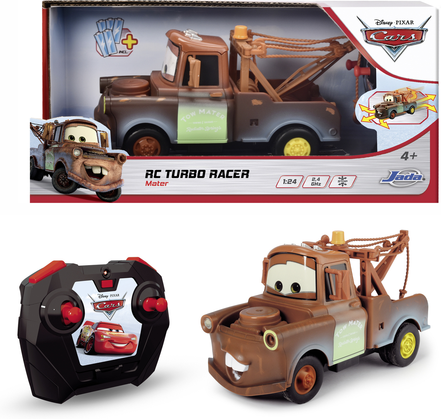 Dickie Toys Cars Martti Turbo Racer, puldiga juhitav auto