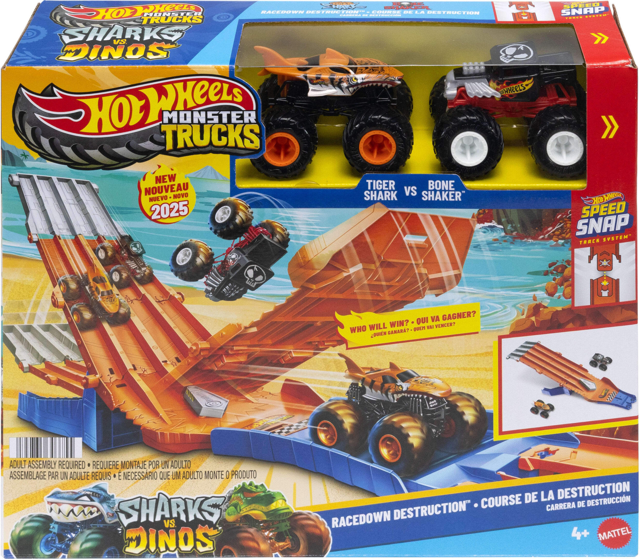 Hot Wheels Monster Trucks Racedown Demolition Autorata