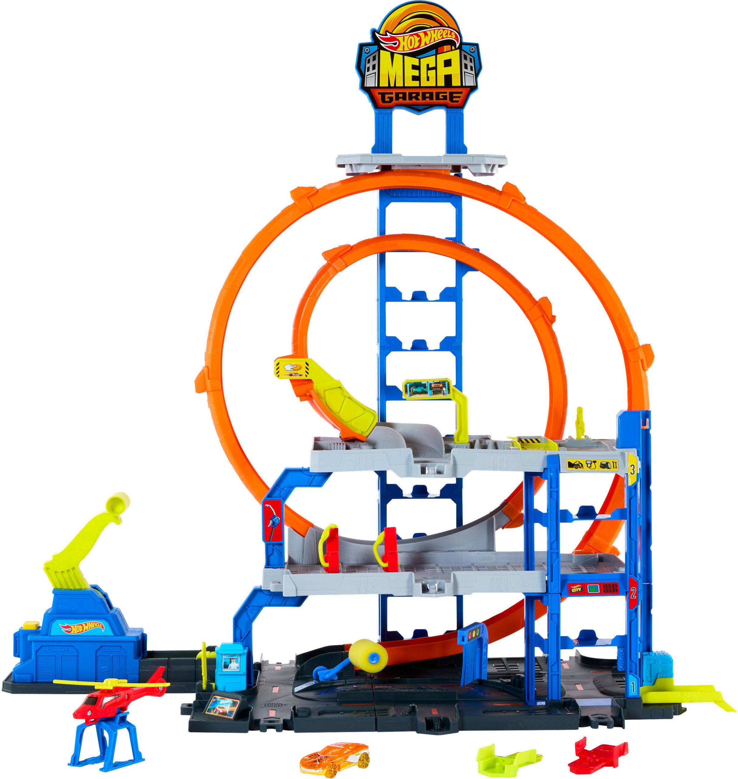 Hot Wheels City mega garaaži parkla