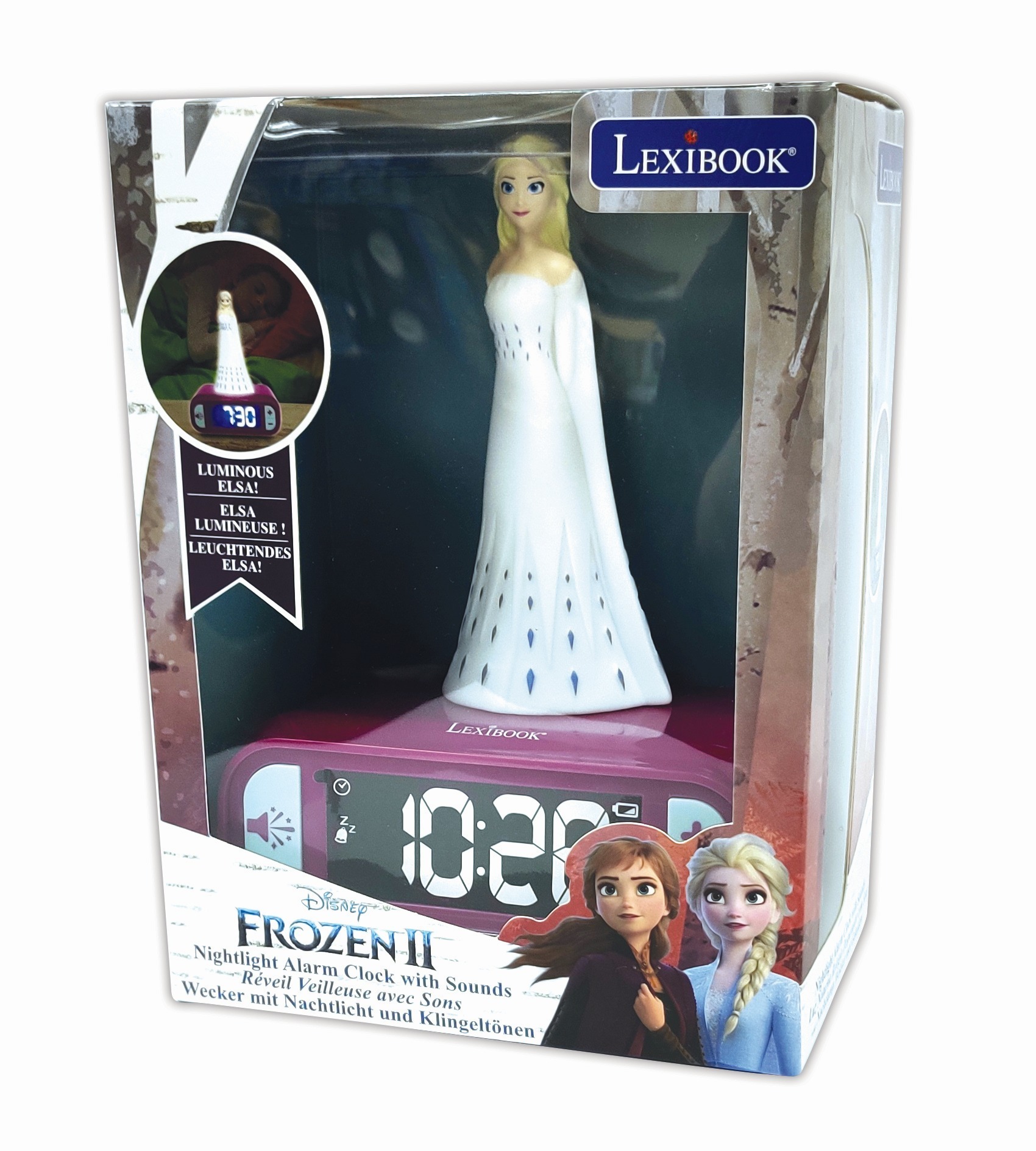 Frozen Elsa äratuskell ja öövalgus