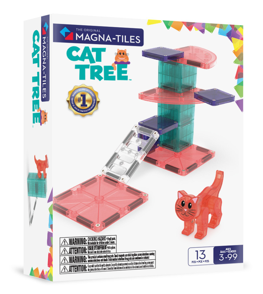 MAGNA-TILES® kassi ronimispuu magnetiline ehituskomplekt, 13 osa