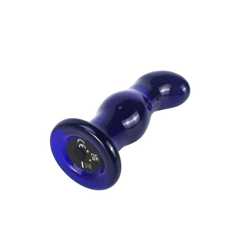 THE GLEAMING VIBRATING GLAS BUTTPLUG