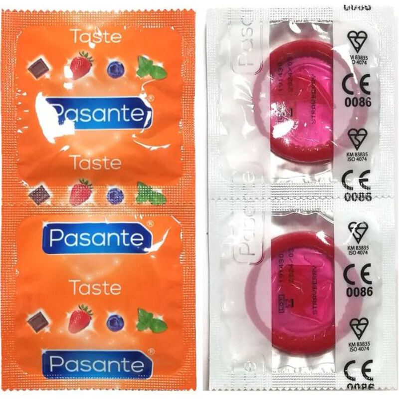 CONDOMS FLAVOR STRAWBERRY BAG 144 UNITS
