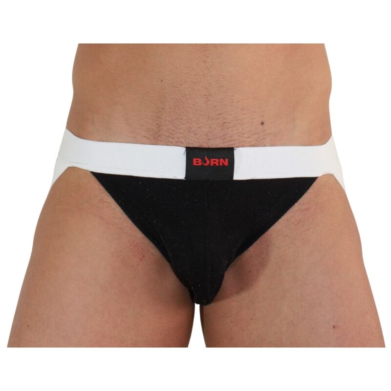 004 JOCK SHINY BLACK / WHITE M