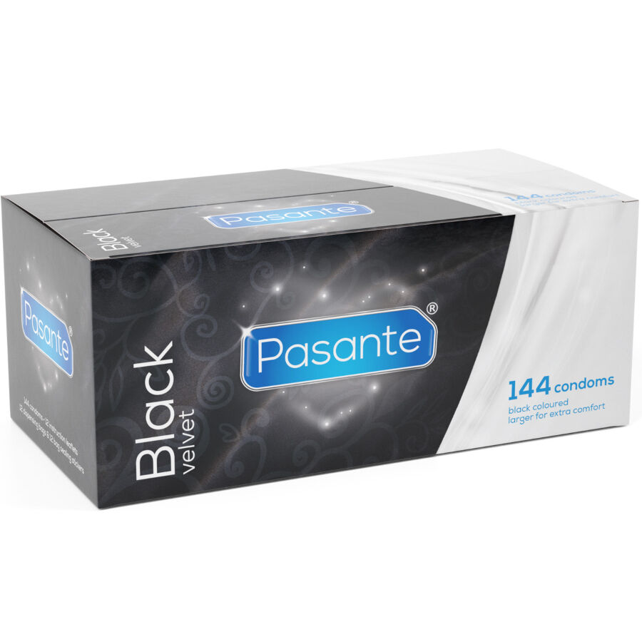 BLACK VELVET CONDOMS BOX 144 UNITS