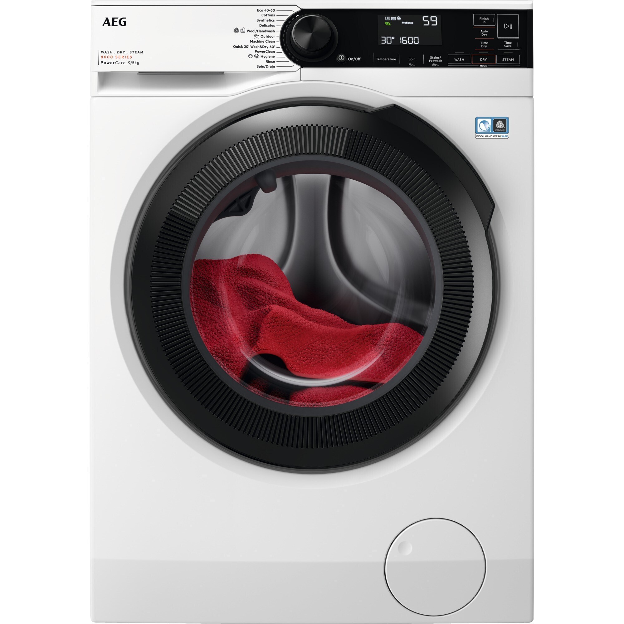 AEG 8000 PowerCare pesumasin-kuivati ​​(LWR834G96T)