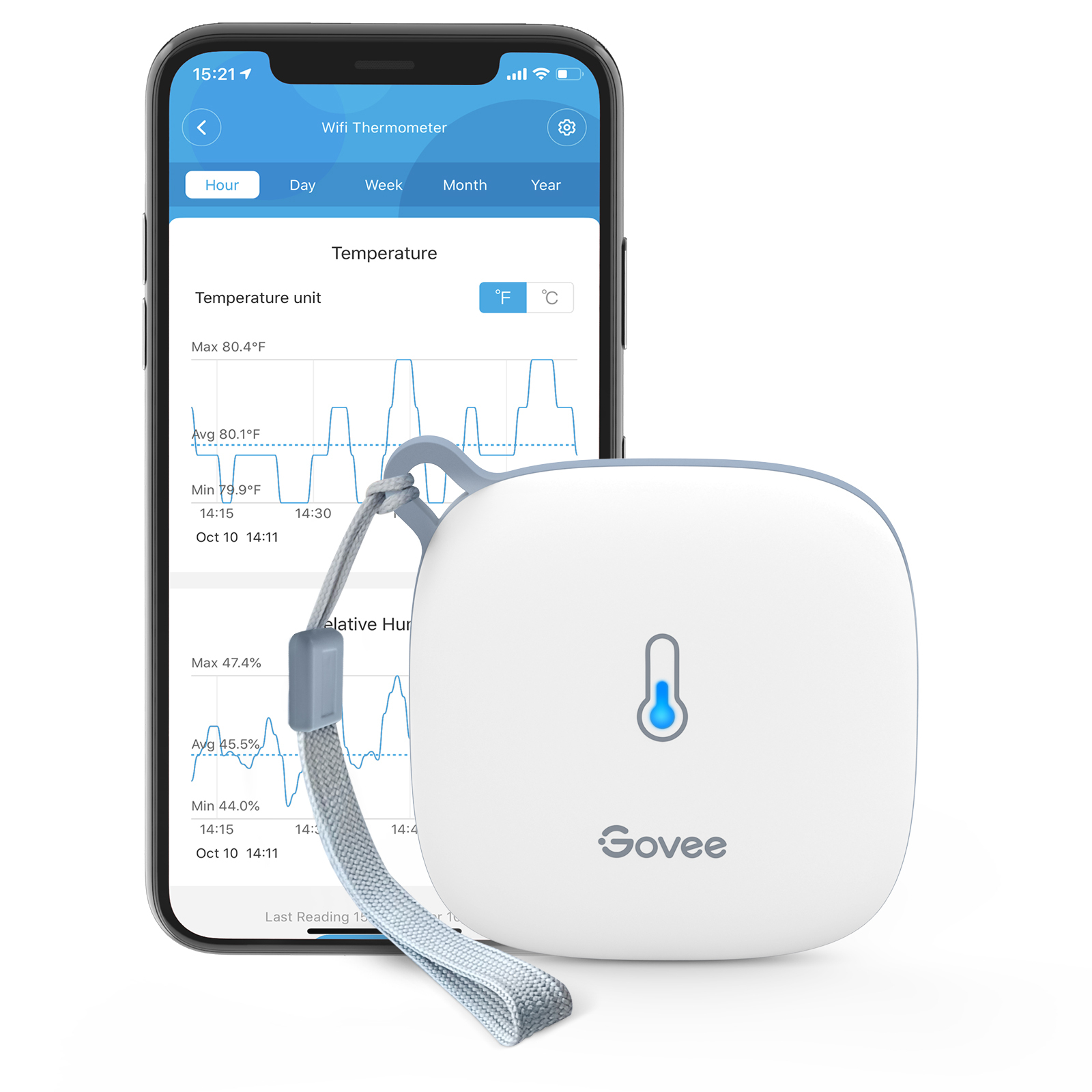 Govee WiFi termomeeter, hügromeeter, temperatuuri ja niiskuse mõõtur