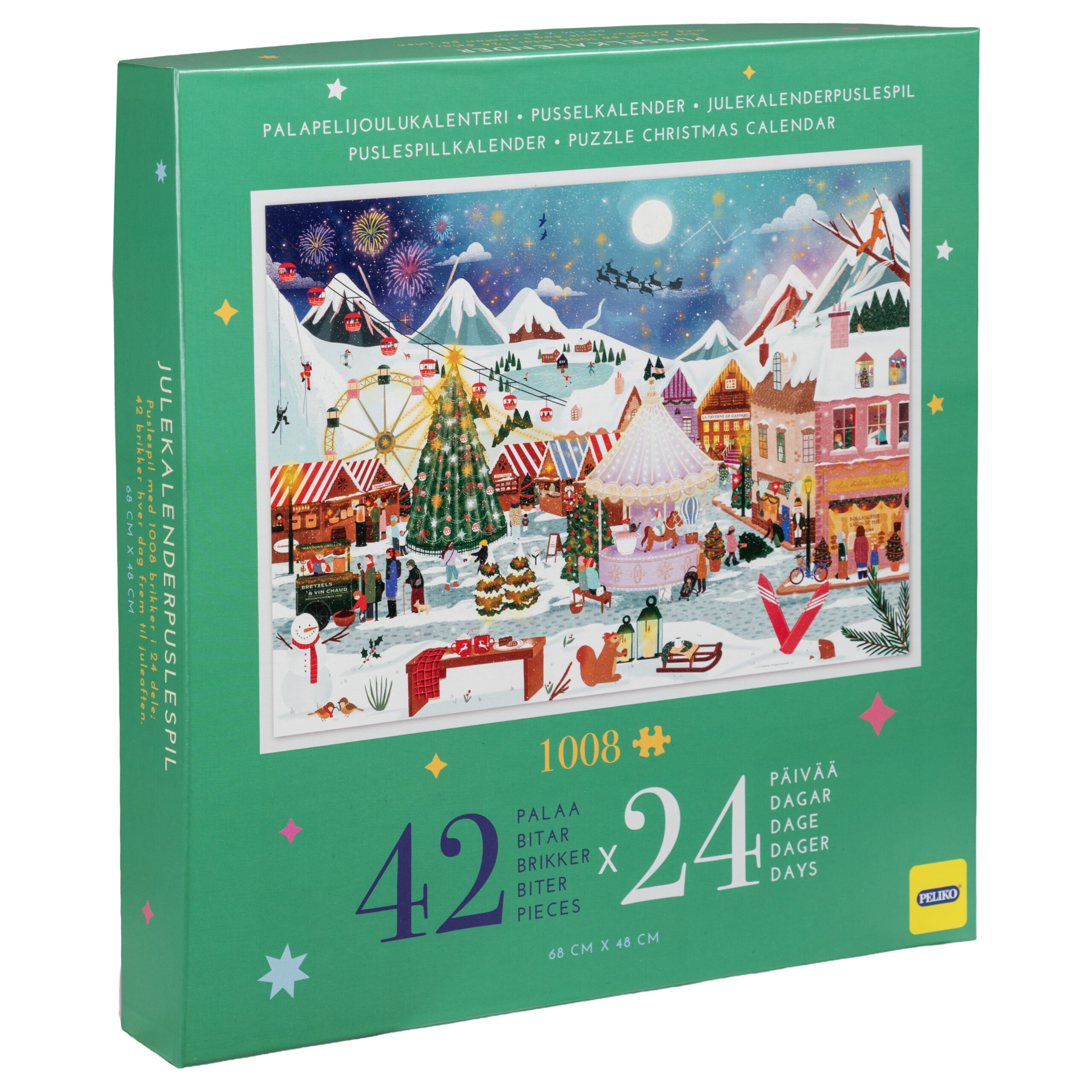 Peliko pusle jõulukalender, 1008 tükki