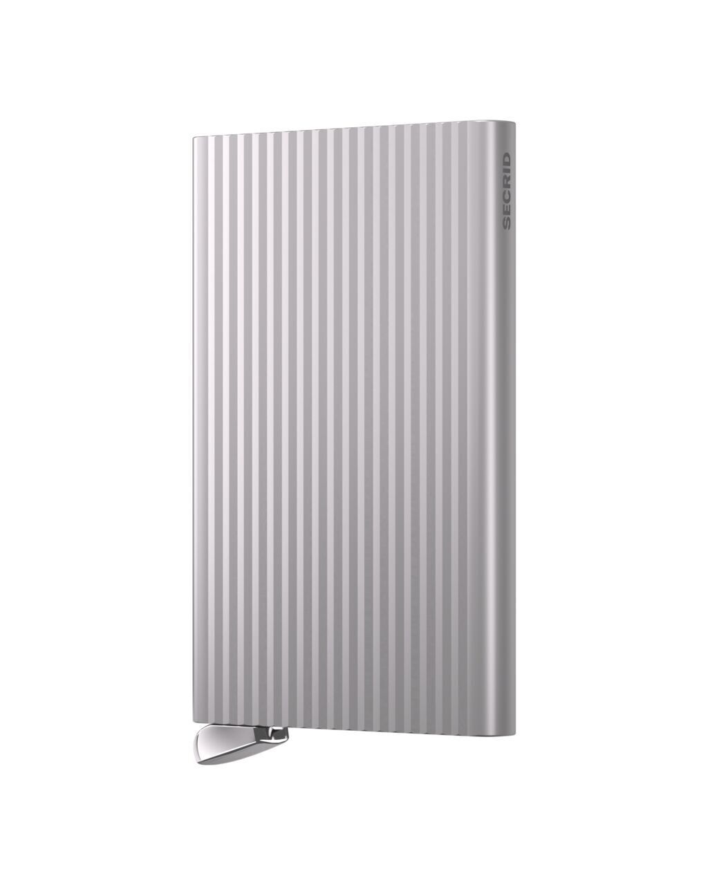 Secrid Cardprotector Fluted+ kaardiümbris, hõbedane