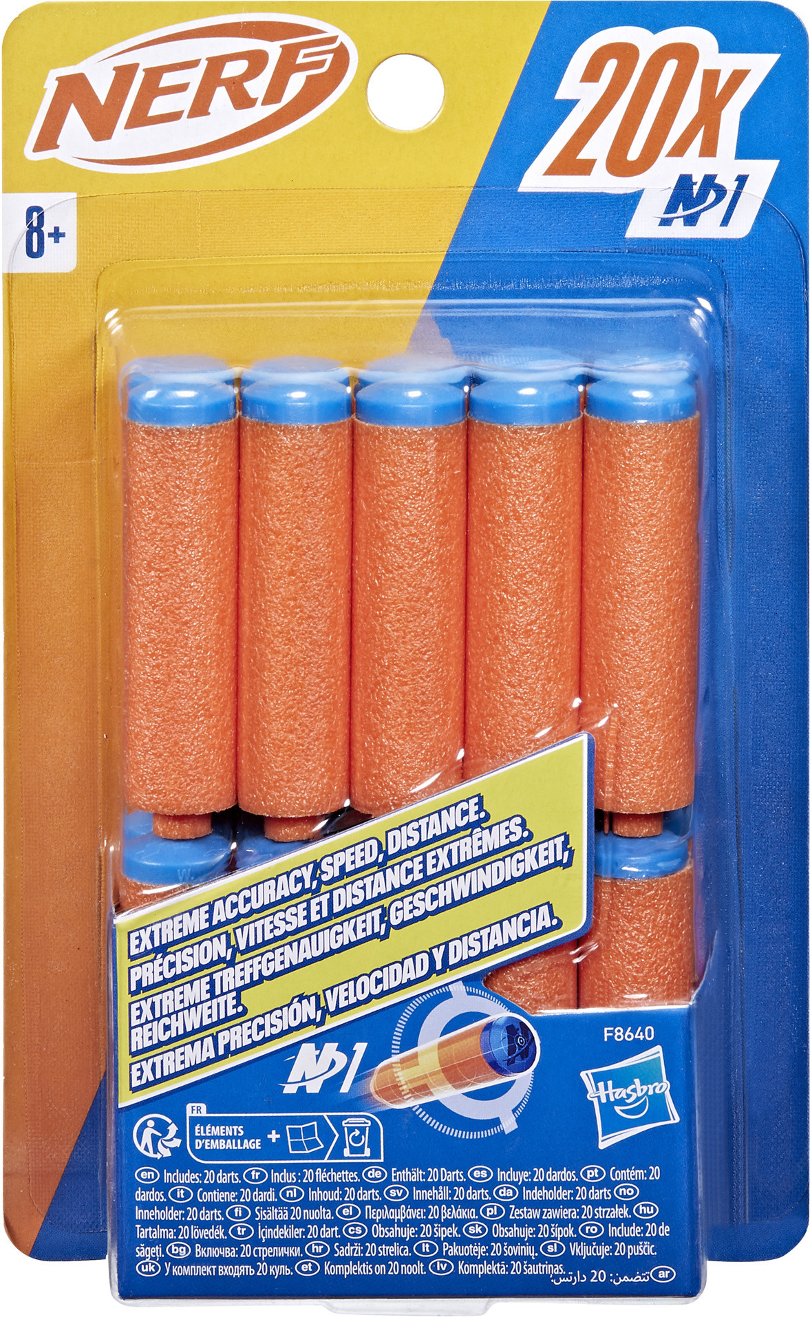 NERF N-seeria täitepadrunid, 20 tk