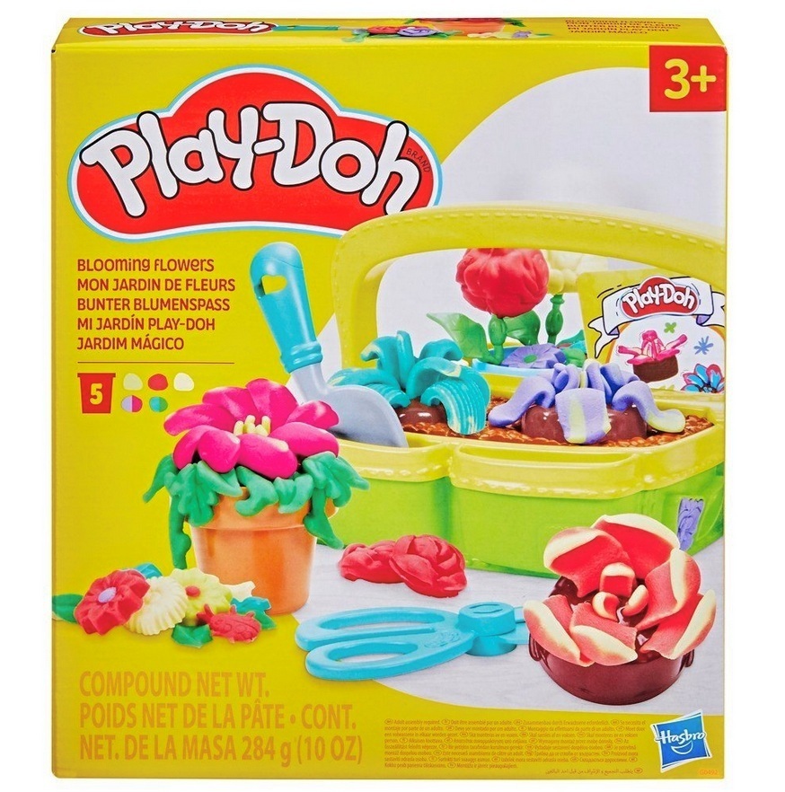 PLAY-DOH Õitsvad lilled, modelleerimismassi komplekt