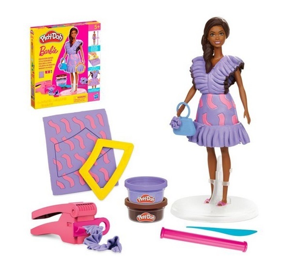 PLAY-DOH Barbie Mood Ruffles, modelleerimismassi komplekt - Image 2