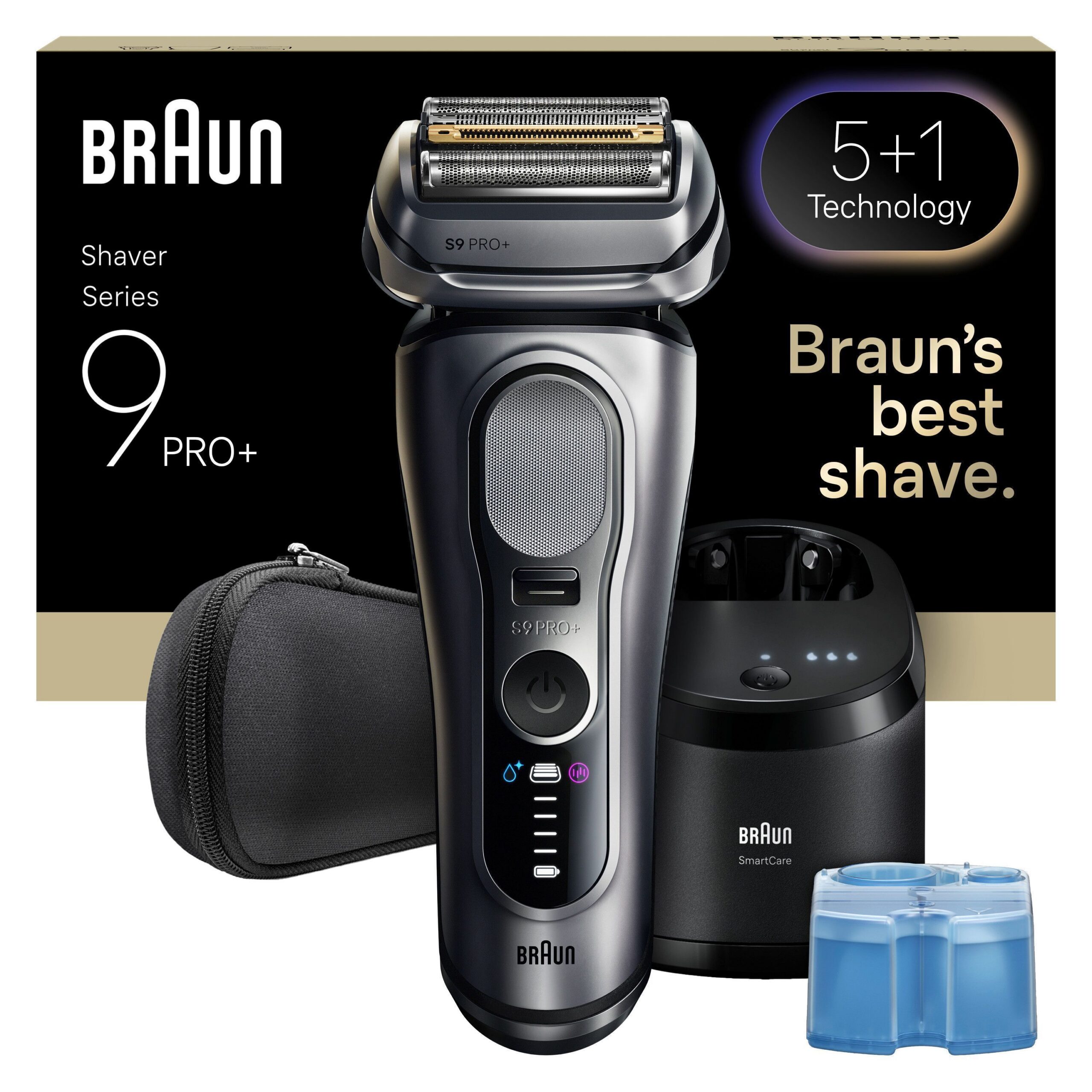Braun Series 9 PRO+ 9667CC märg- ja kuivkasutusega pardel SmartCare jaamaga, hõbedane