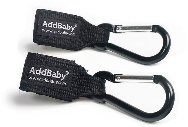 AddBaby jalutuskäru konksud, mustad