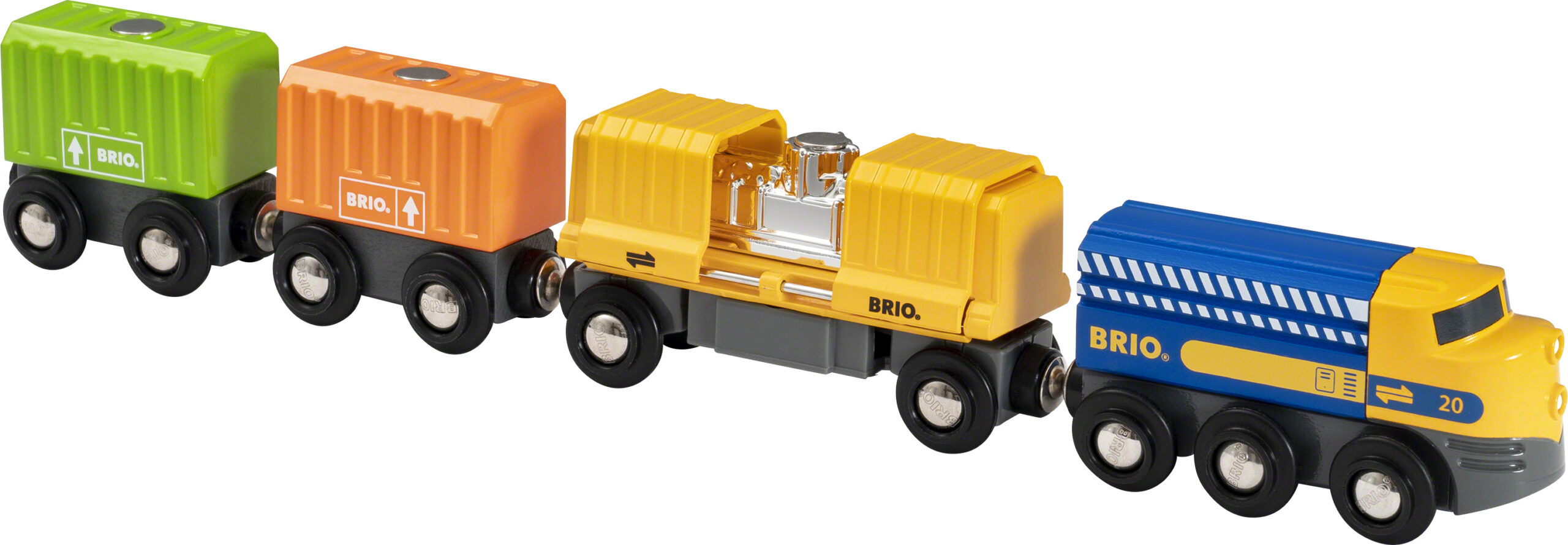 BRIO World 33982 - Kaubarong ja 3 vagunit