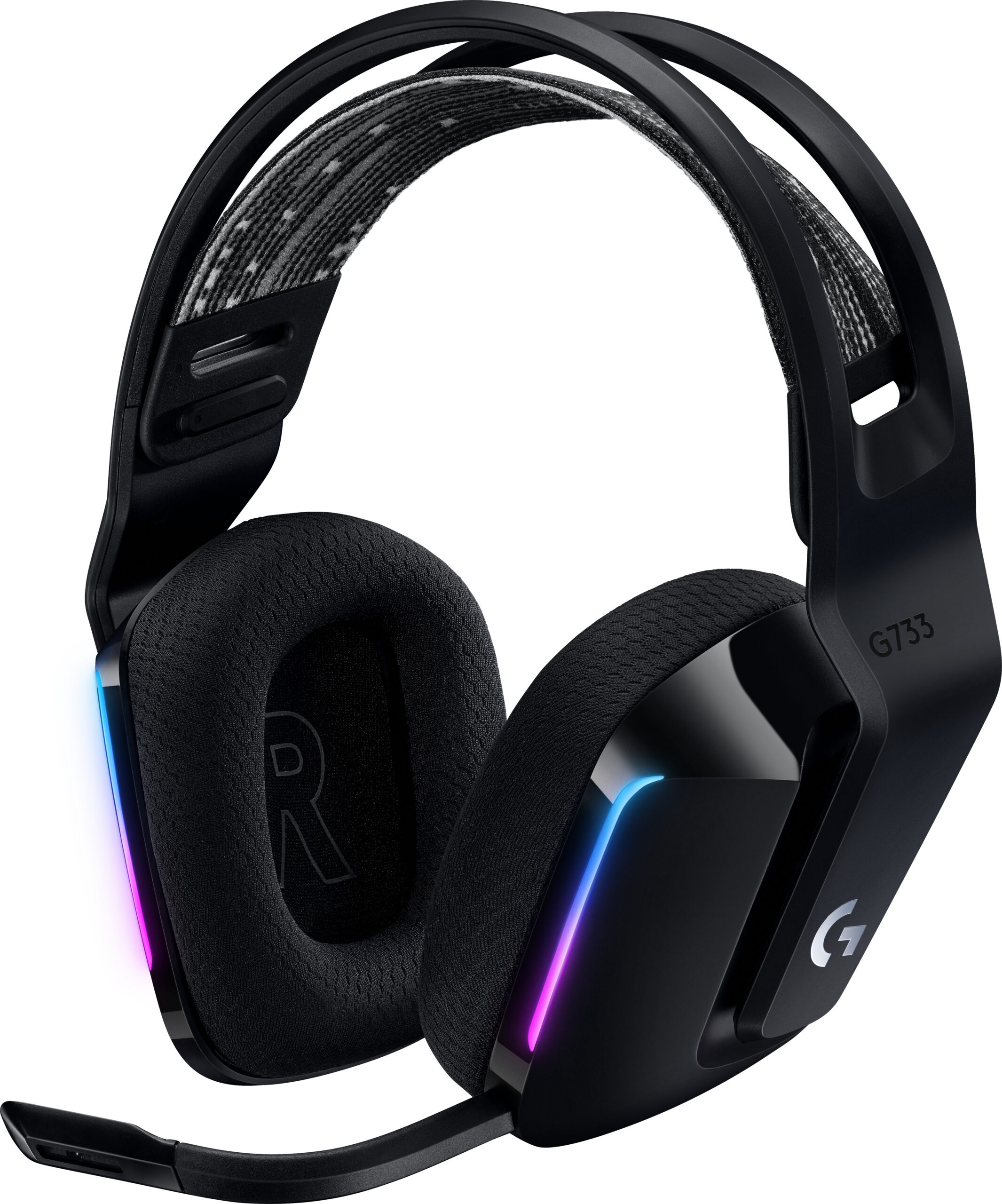 Logitech G733 Lightspeed juhtmevaba mängukõrvaklapp, must