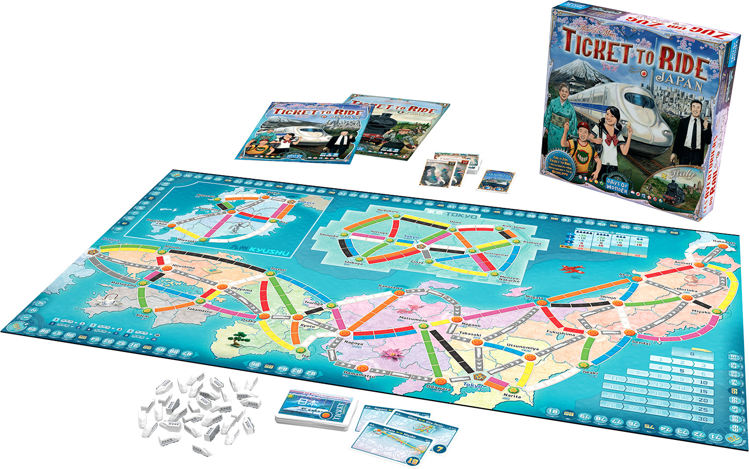 Ticket to Ride kaardikogu nr 7: Jaapani laiendus strateegiamängule - Image 2