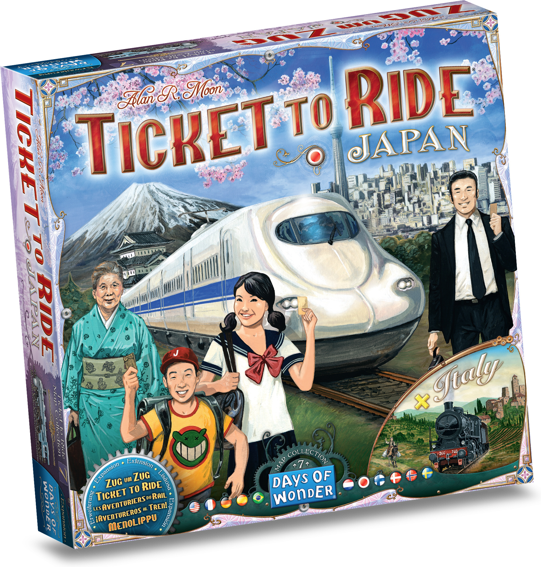 Ticket to Ride kaardikogu nr 7: Jaapani laiendus strateegiamängule