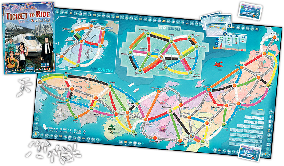 Ticket to Ride kaardikogu nr 7: Jaapani laiendus strateegiamängule - Image 3