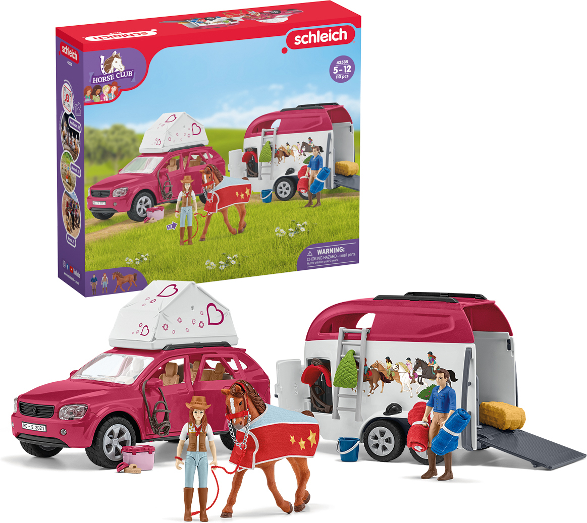 Schleich Horse Club 42535 - Seiklus koos auto ja hobuhaagis