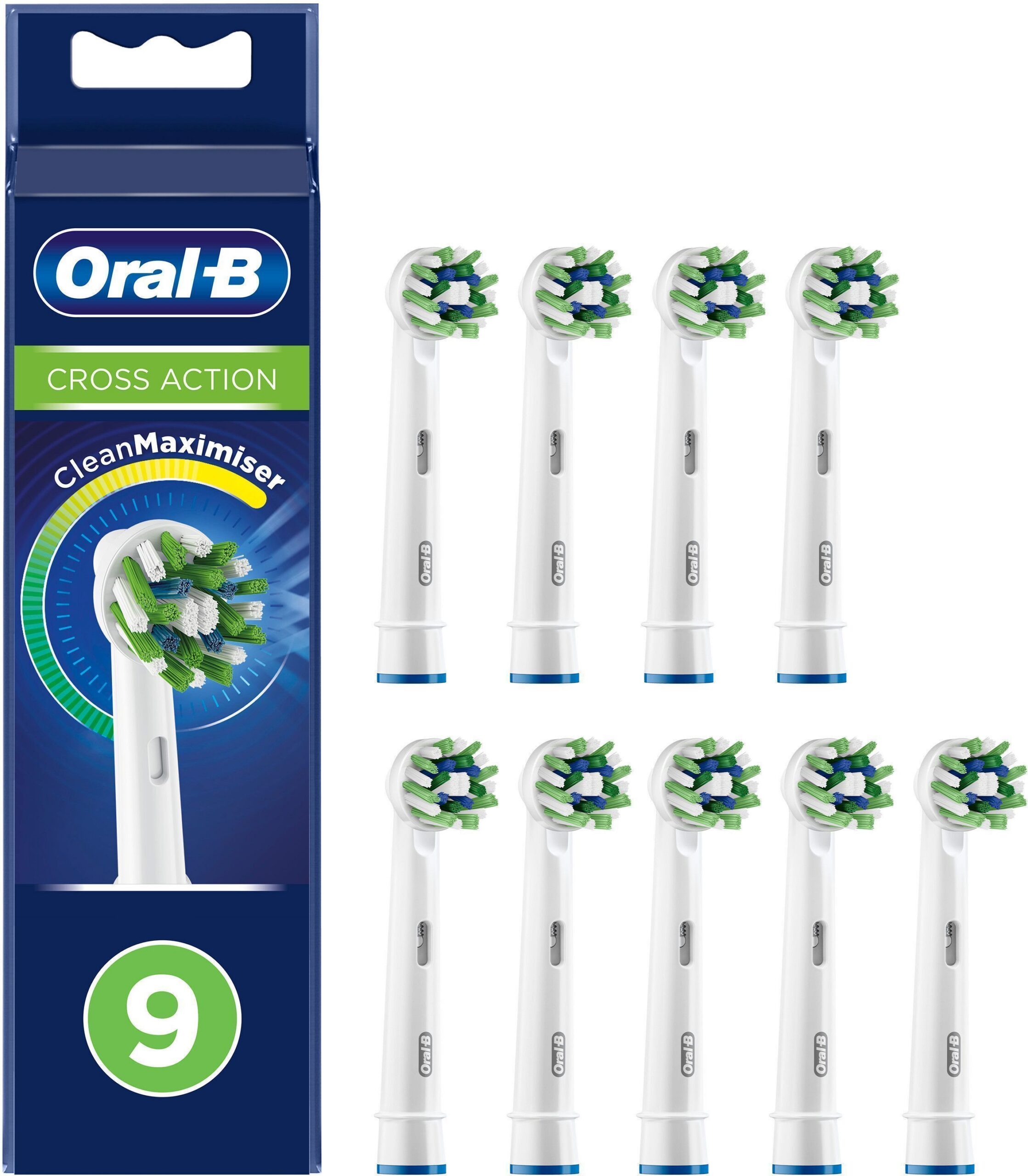 Oral-B CrossAction CleanMaximiser vahetushari, 9 tk