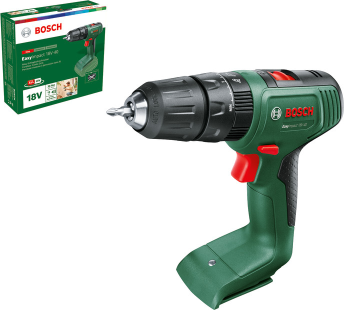 Bosch EasyDrill 18V-40 Solo akutrell, ilma akuta