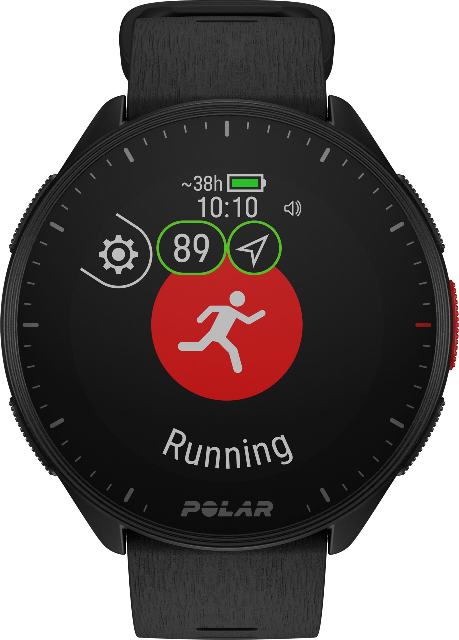 Polar Pacer GPS jooksukell, öömust - Image 2