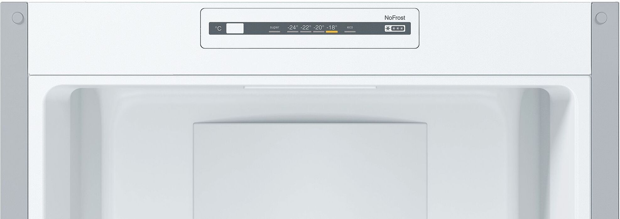 Bosch KGN36NLEA Serie 2 külmik-sügavkülmik, teras - Image 2