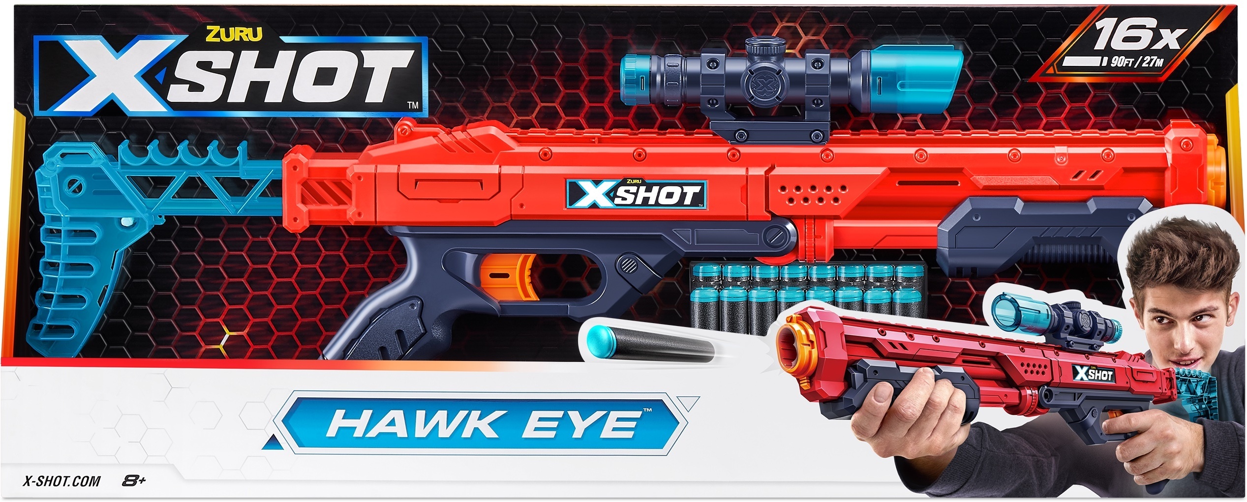 X-Shot Hawk Eye vahupüstol - Image 2