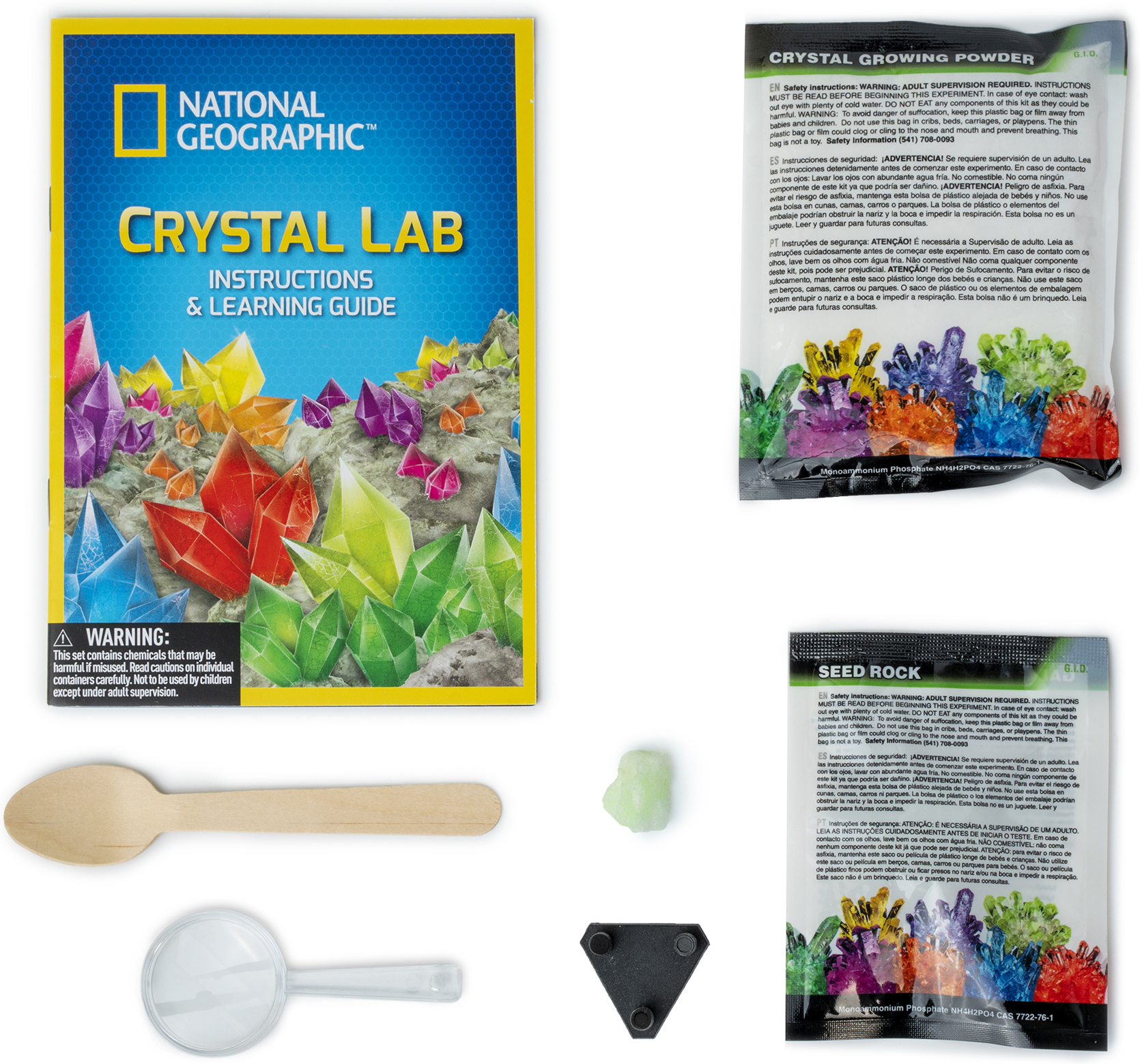 National Geographic pimedas helendav kristallkasvav Mängukomplekt - Image 3