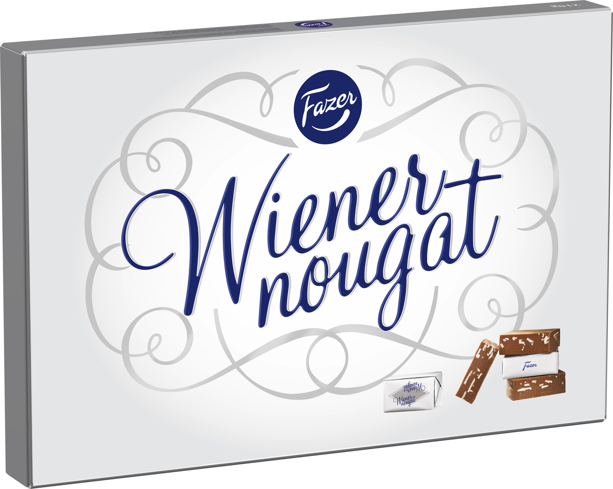 Fazer Wiener Nougat šokolaaditükkidega 210g