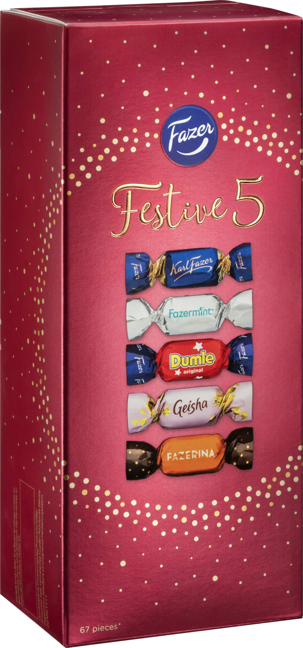 Karl Fazer Festive 5 šokolaaditükki, 500g