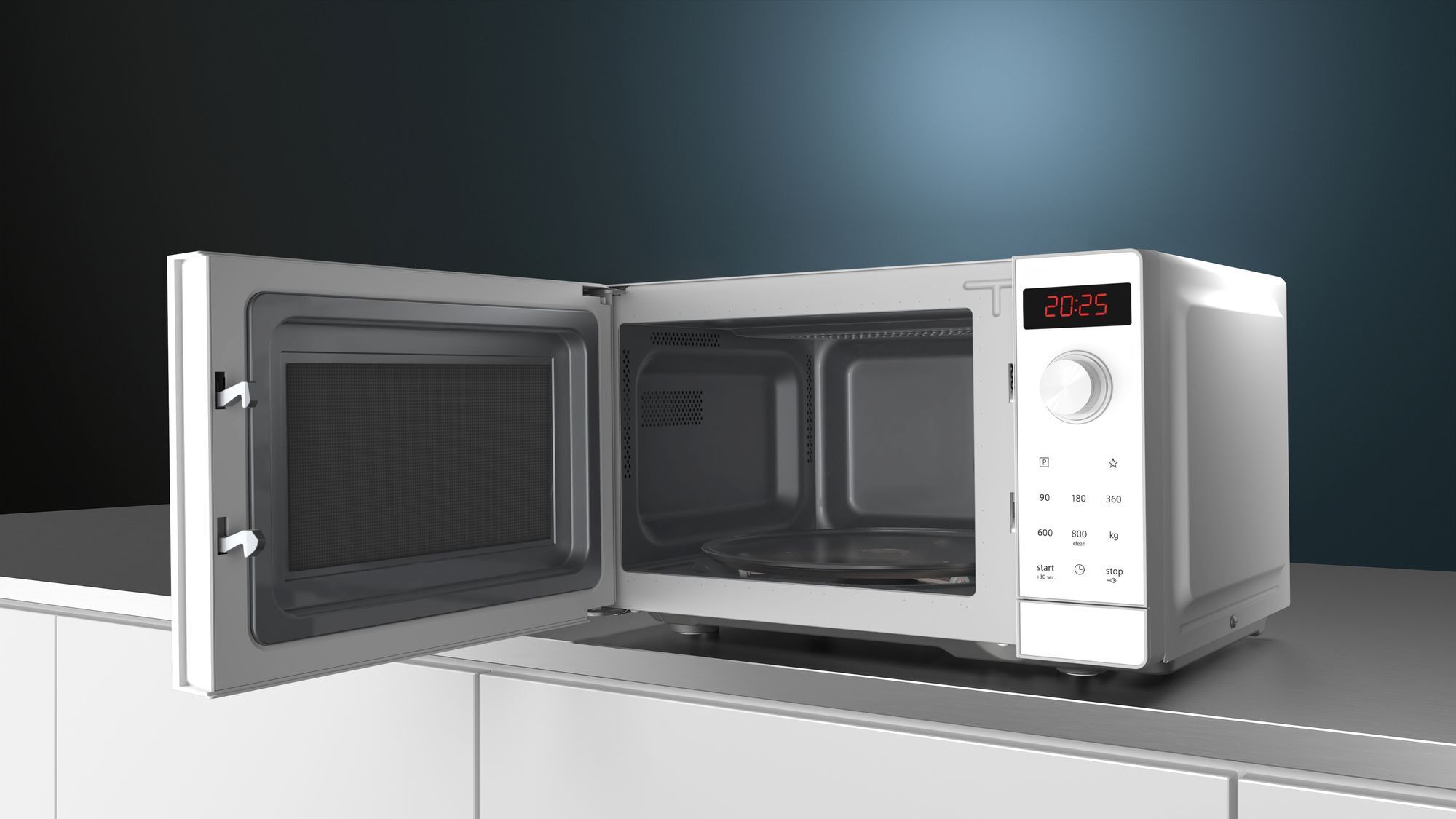 Siemens FF023LMW0 iQ300 mikrolaineahi, valge - Image 3