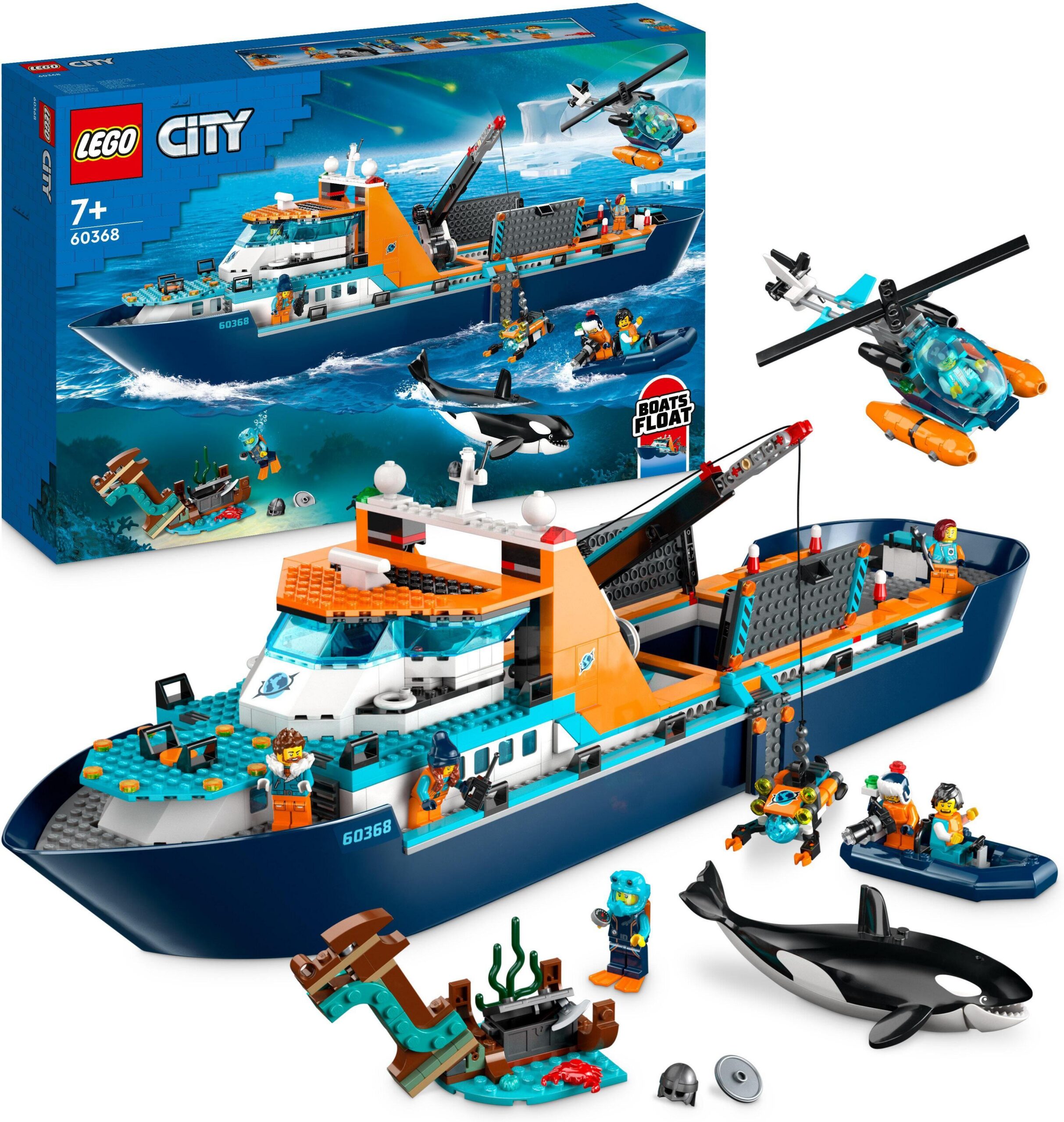 LEGO City Exploration 60368 - Arktika uurimislaev - Image 2