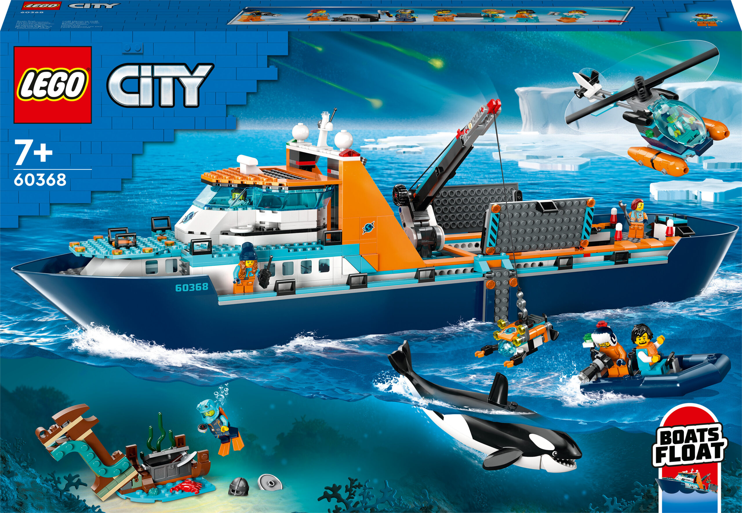 LEGO City Exploration 60368 - Arktika uurimislaev