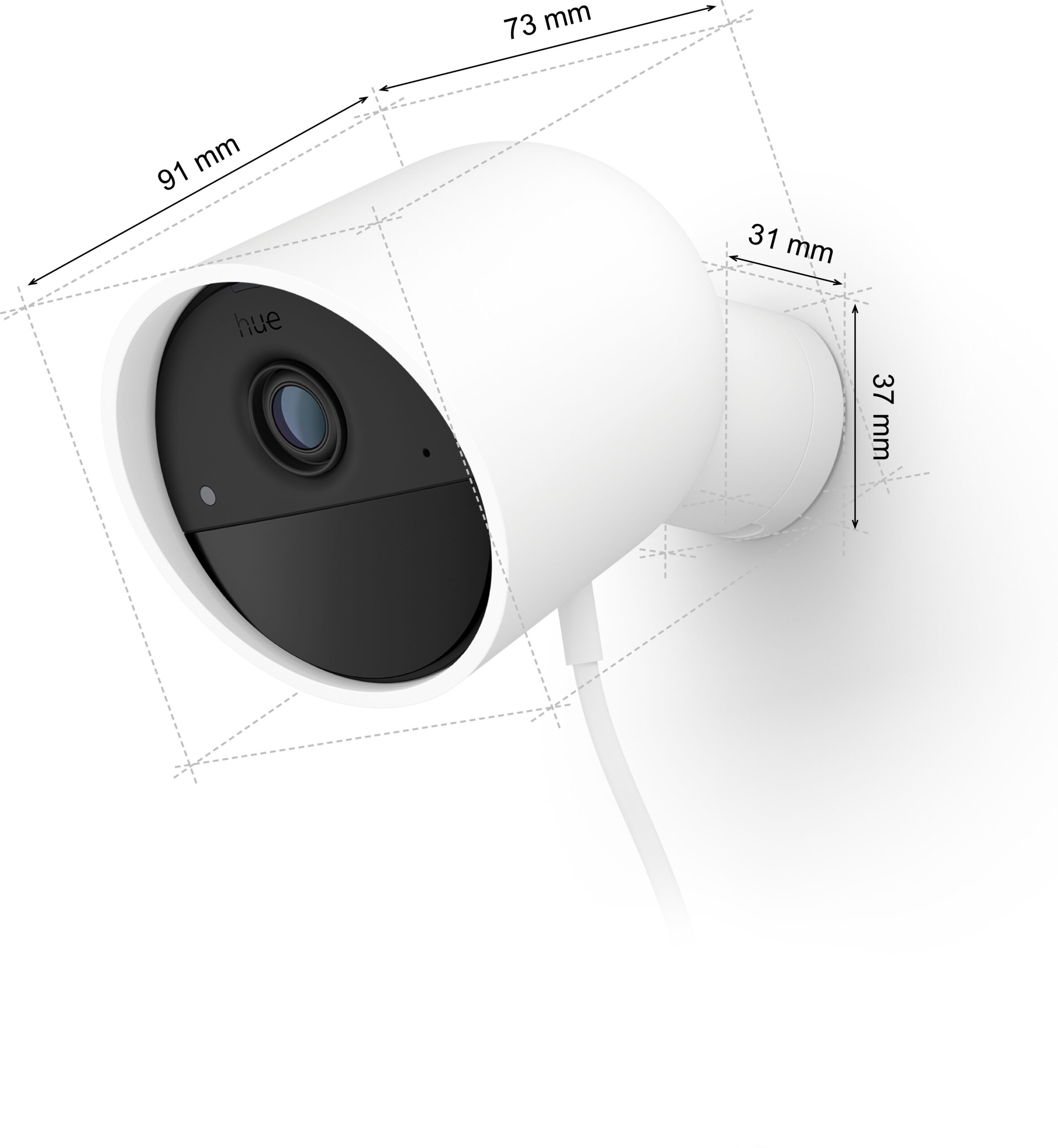 Philips Hue Secure turvakaamera, juhtmega, valge, 1 tk - Image 4