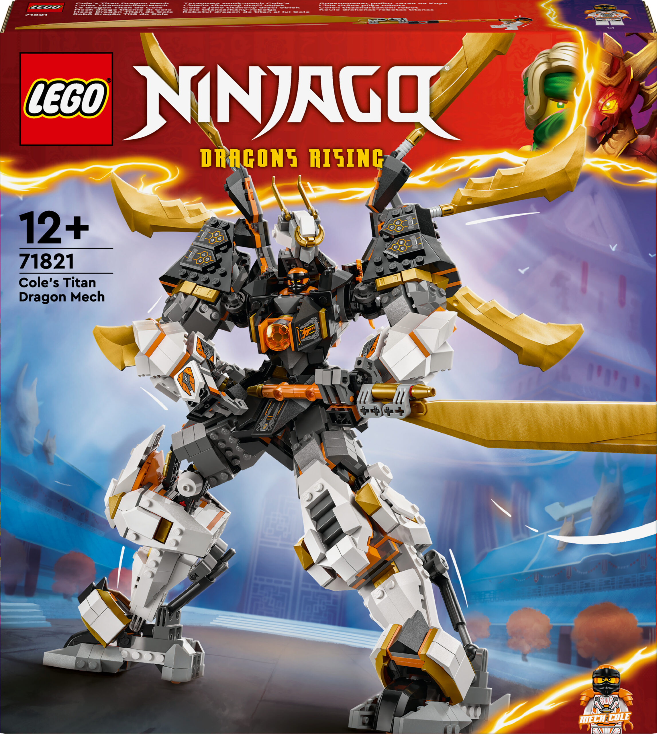 LEGO Ninjago 71821 - Cole'i ​​titaandraakonrobot