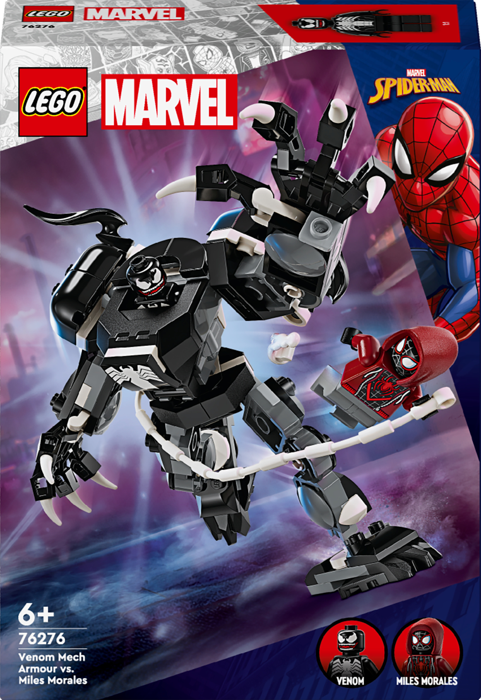 LEGO Super Heroes Marvel 76276 - Venom robotülikond vs. Miles Morales